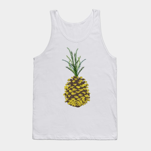 Pine Cone Pineapple Tank Top by calliew1217
